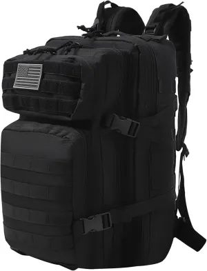 WESTEND 30L Tactical Backpack for Men – Military Assault Pack with MOLLE System, Heavy Duty Bug Out Bag for Outdoor Activity
