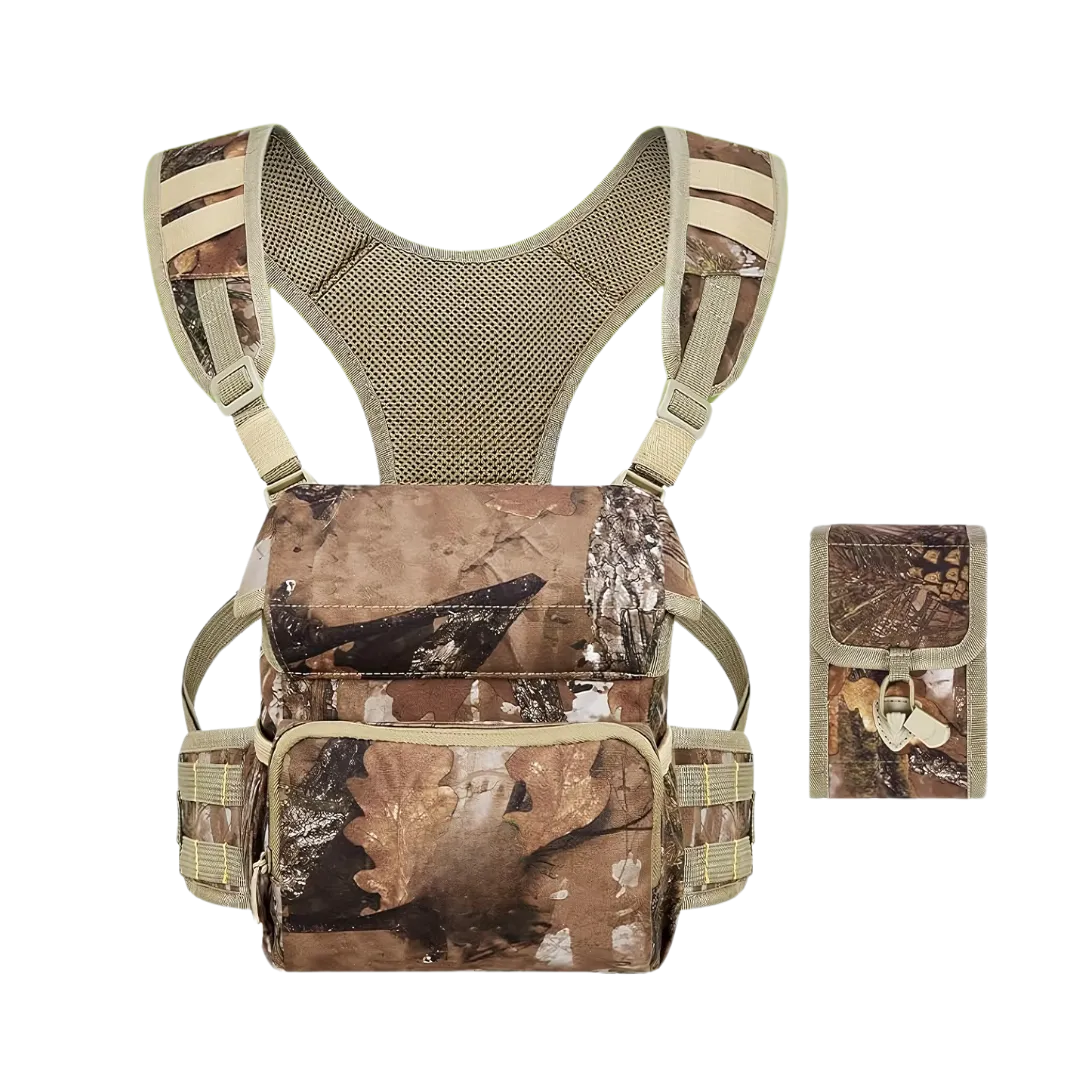 Wild Cedar | Bino Harness Chest Pack with Rangefinder Pouch