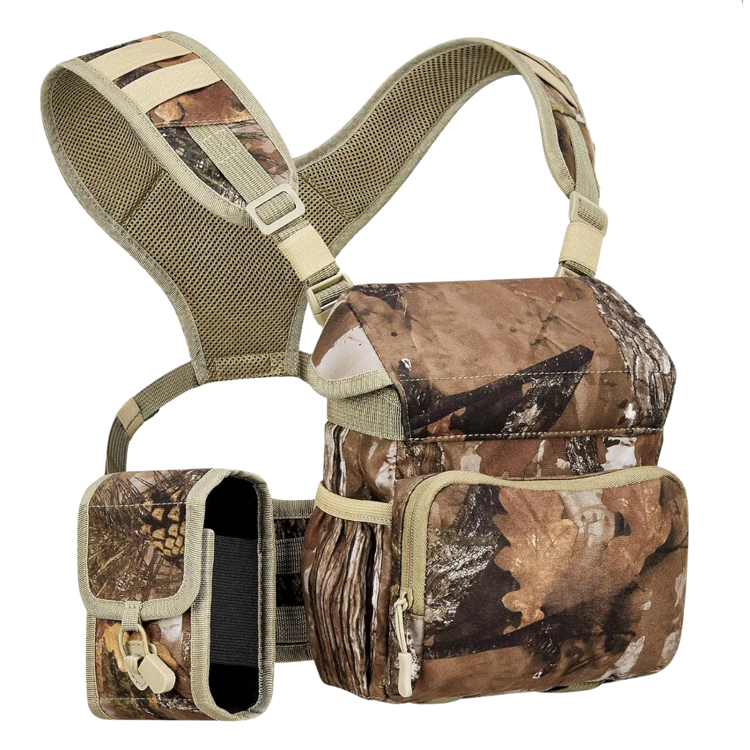 Wild Cedar | Bino Harness Chest Pack with Rangefinder Pouch