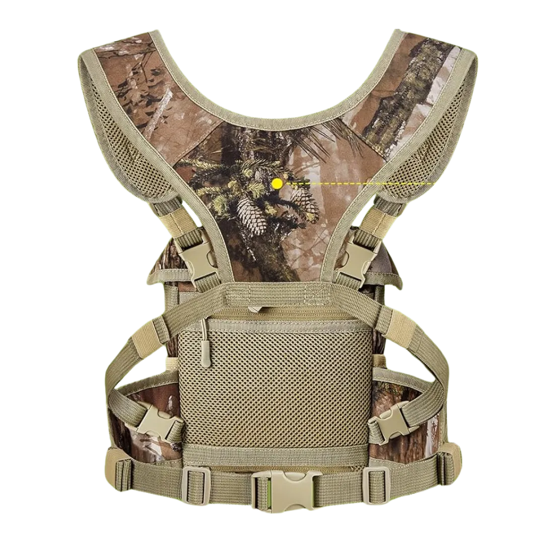 Wild Cedar | Bino Harness Chest Pack with Rangefinder Pouch