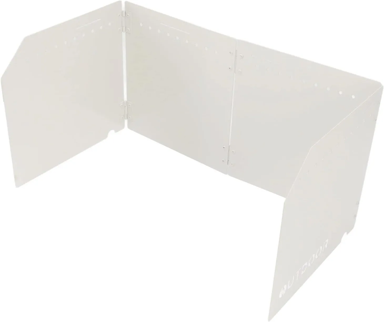 Windshield Iron Material for Picnic Folding Outdoor Stove Windscreen, Camp Stovefor Picnic (Beige)
