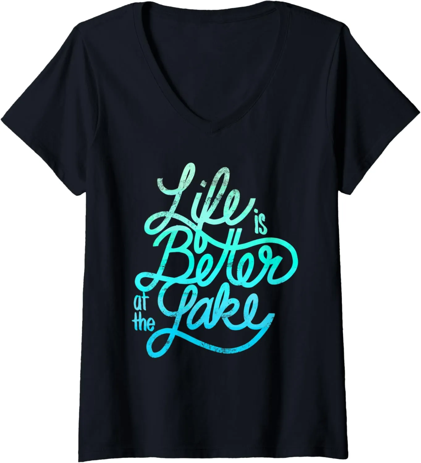 Womens Lake theme shirts and gifts for men and women, lake life V-Neck T-Shirt