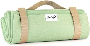 Yogo Ultralight Folding Travel Yoga Mat with Attached Straps, FSC®-Certified Plant Rubber, Sticky Grip, Non-Slip, Best Travel Yoga Mat®