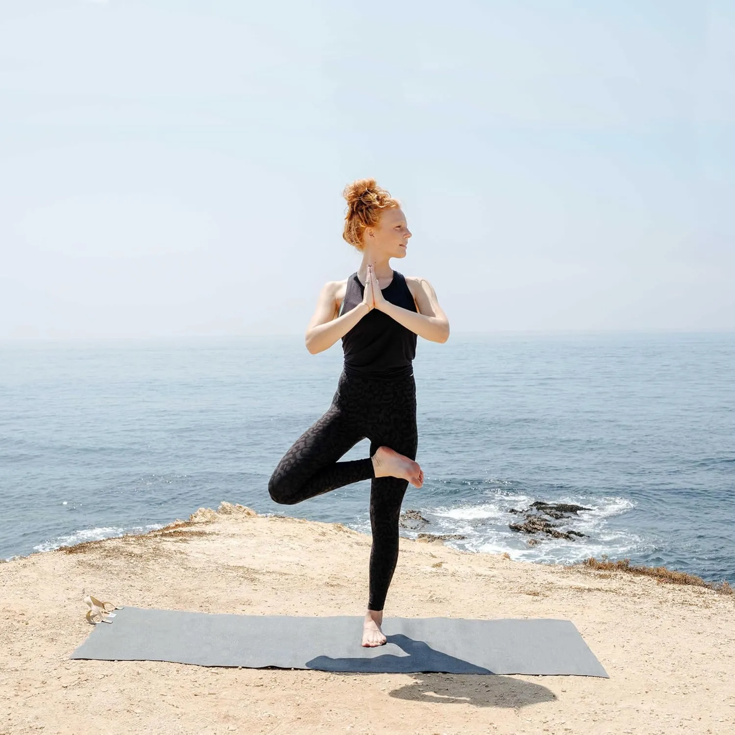 Yogo Ultralight Folding Travel Yoga Mat with Attached Straps, FSC®-Certified Plant Rubber, Sticky Grip, Non-Slip, Best Travel Yoga Mat®