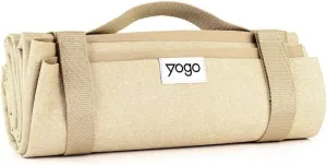 Yogo Ultralight Folding Travel Yoga Mat with Attached Straps, FSC®-Certified Plant Rubber, Sticky Grip, Non-Slip, Best Travel Yoga Mat®