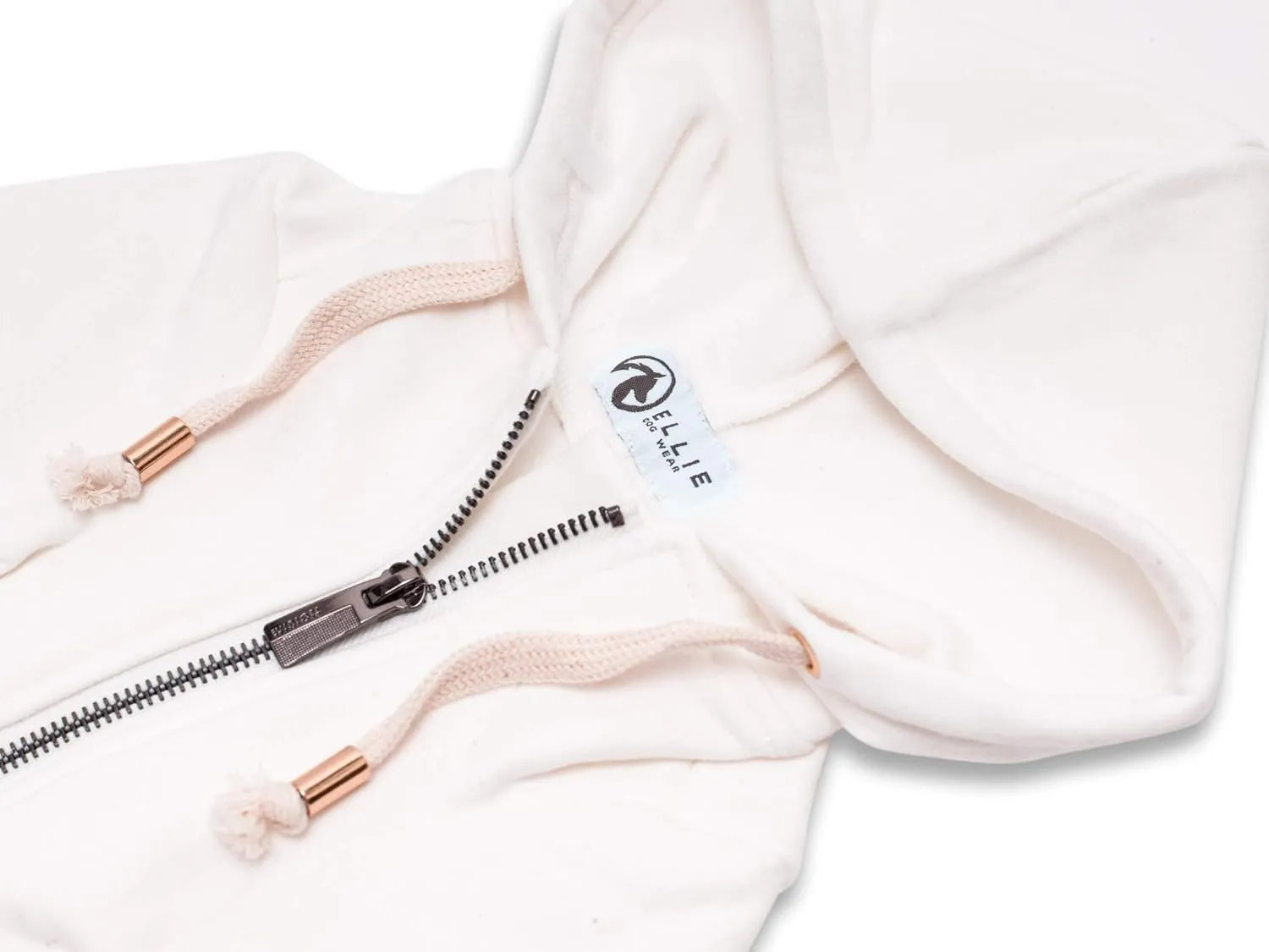Zip Up Adventure Dog Hoodie with Hook & Loop Pockets and Adjustable Drawstring Hood - XXS to XXL - Multiple Colors - Comfortable & Versatile Dog Hoodies (White, XXS)